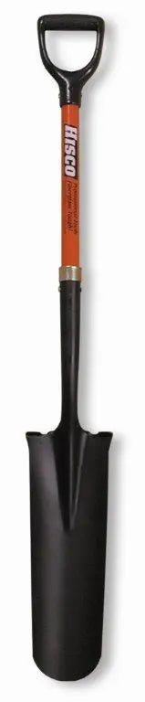 Hisco Sharp Shooter Shovel Fiberglass Drain Spade - HISS16D