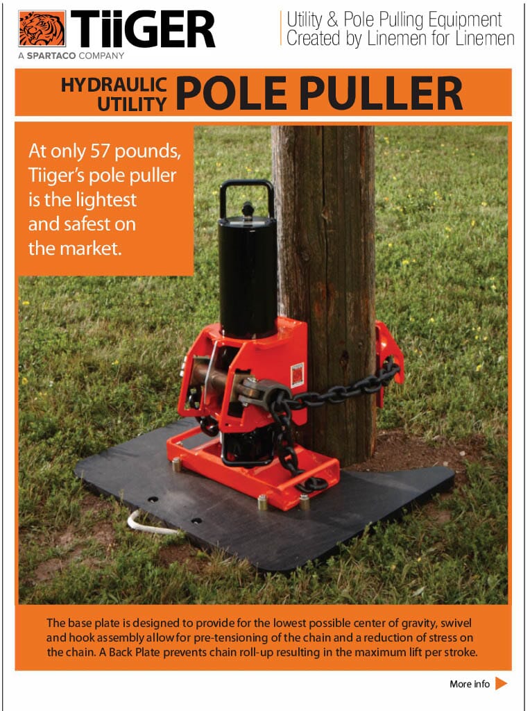 Huskie Tiiger Hydraulic Pole Puller Kit - 4001D-40 Hydraulic Huskie 