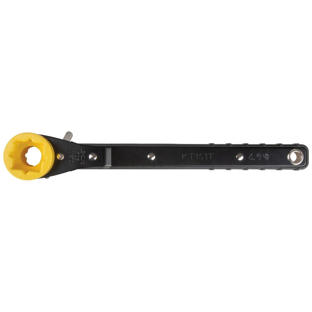 Klein Lineman's Wrench Ratcheting Wrench Ratchet Tool -  4 in 1  features