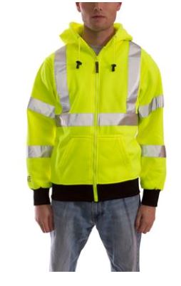 Tingley Rubber Corporation - Job Sight Zip-Up Hoodie - S78122-M Sweatshirt High-Vis Tingley Rubber 