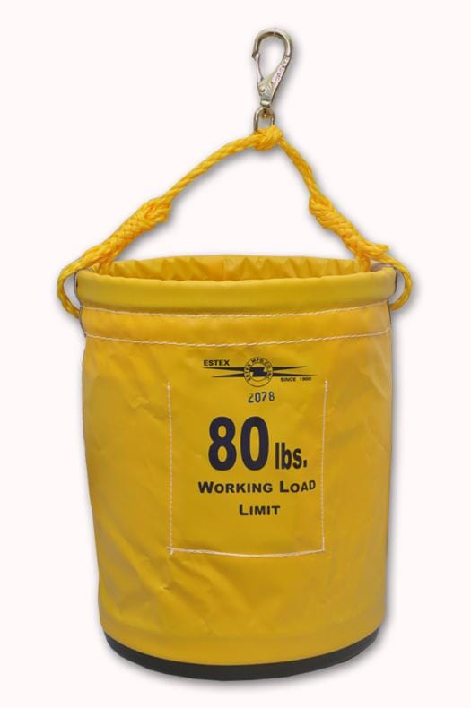 Estex Tool Bucket Vinyl w/Snap 12'' x 15'' - 2078 Buckets Estex 