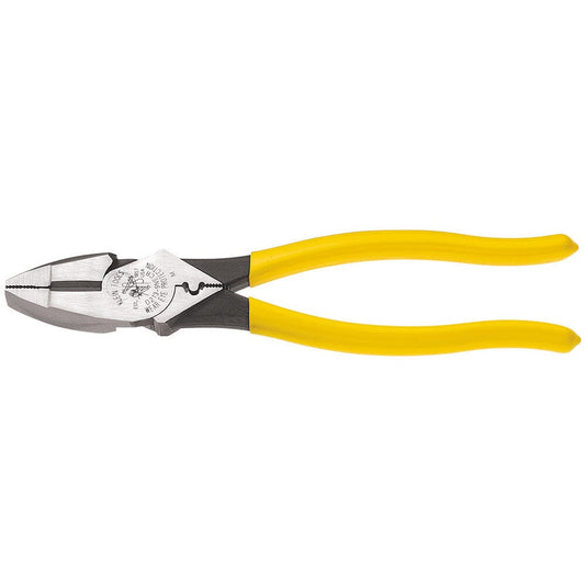 Klein 9'' High-Leverage Side-Cutting Pliers Connector Crimping - D213-9NECR Pliers Klein Tools 