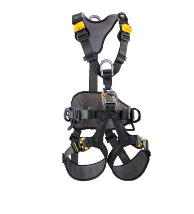 Petzl Avao Bod Fast Full Body Harness - C071DA-DISCONTINUED Harnesses Petzl 0 Black/Yellow 