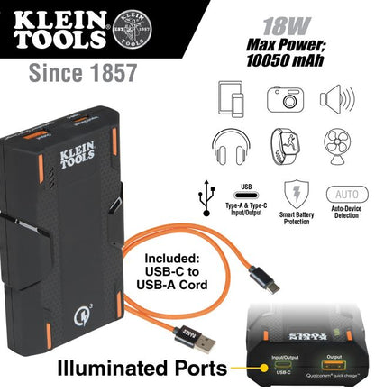 Klein Portable Rechargeable Battery - KTB1 Novalties Klein Tools 