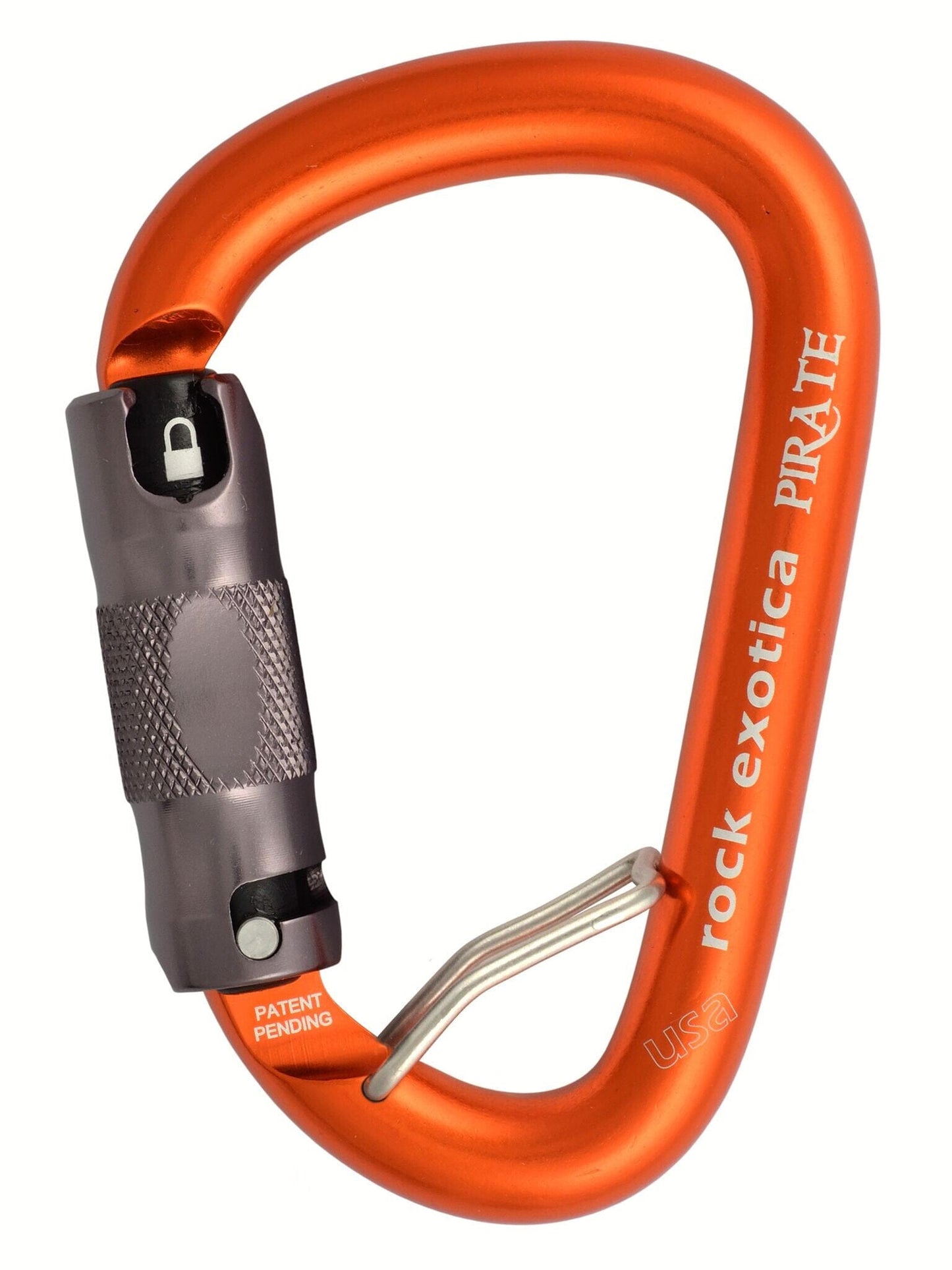 Rock Exotica Pirate WireEye Auto-Lock - C1WEA Carabiners and Snaps Rock Exotica 