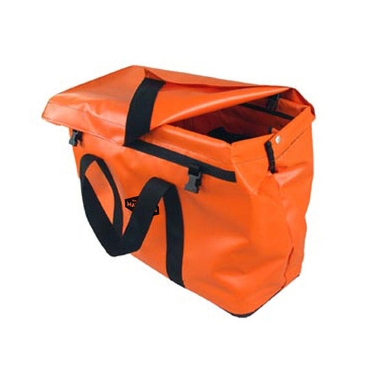 J.L. Matthews Big Mouth Orange Tool Bag W/ Roll - up Rain Flap - 62 - 610 - J.L. Matthews Co., Inc.