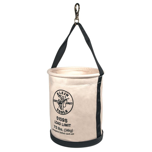 Klein Canvas Bucket Wide Opening Straight - Wall Tool Bucket - 5109S - J.L. Matthews Co., Inc.