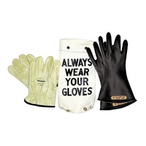 Salisbury Class 0 Lineman Rubber Glove Kit 11" - GK011B - KIT - J.L. Matthews Co., Inc.