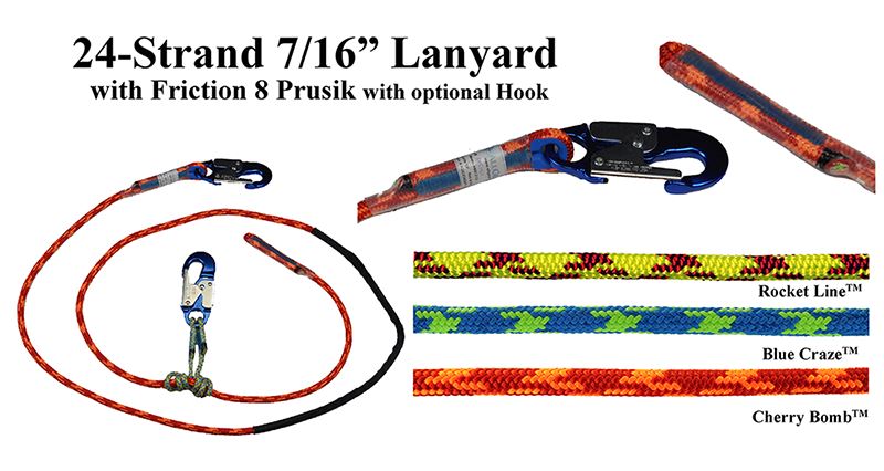 All Gear EZ Positioning Lanyard Fall Protection Gear - AG24SP71612SHA