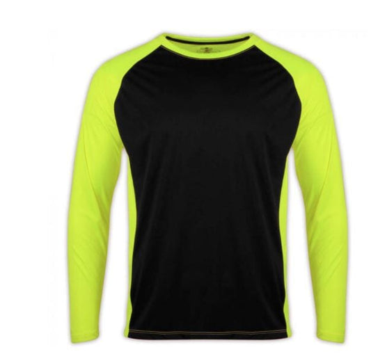 Arborwear Two-Toned Transpiration Long Sleeve 706608 Clothing Arborwear Black/Yellow Large 